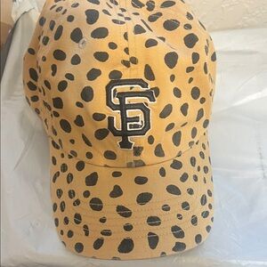 '47 Tan and Black Leopard Print Women's Cap New!! Adorable